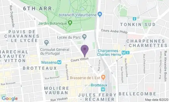 Localisation LCL Agence de Lyon Agence du Parc