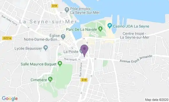 Localisation Banque Populaire Agence de La Seyne sur Mer Garibaldi