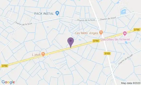 Localisation Banque Populaire Agence de Challans