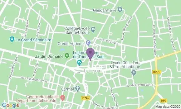 Localisation Banque Populaire Agence de Luçon
