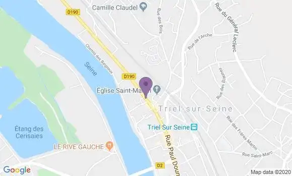 Localisation LCL Agence de Triel sur Seine