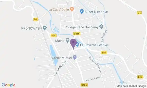 Localisation Banque Populaire Agence de Valdoie