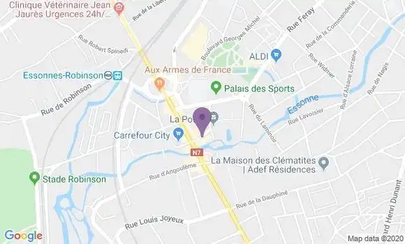 Localisation Banque Populaire Agence de Corbeil Essonnes