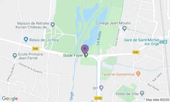 Localisation Banque Populaire Agence de Saint Michel sur Orge