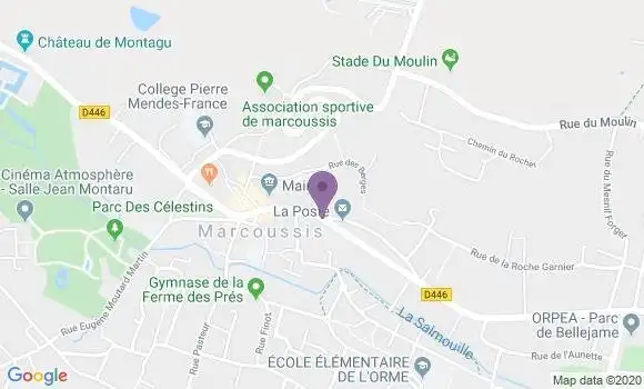 Localisation Banque Populaire Agence de Marcoussis