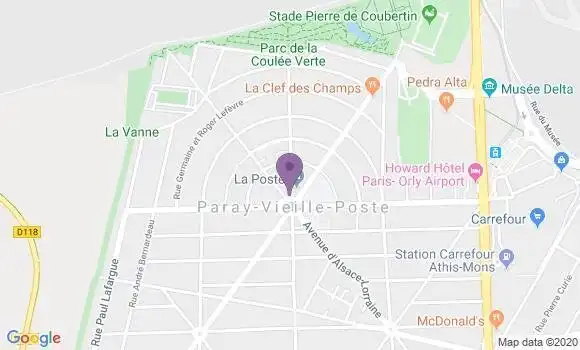 Localisation Banque Populaire Agence de Paray Vieille Poste