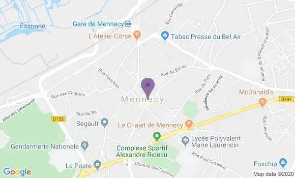 Localisation Banque Populaire Agence de Le Coudray Montceaux