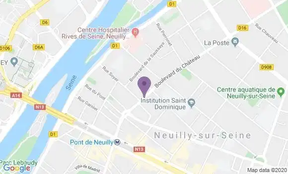 Localisation Banque Populaire Agence de Neuilly sur Seine Cercle Patrimonial