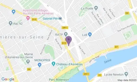 Localisation Banque Populaire Agence de Bois Colombes