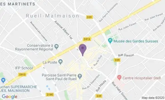 Localisation Banque Populaire Agence de Rueil Malmaison Mairie