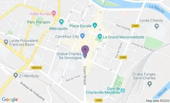 Localisation LCL Agence de Charleville Mezières