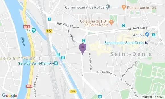 Localisation Banque Populaire Agence de Saint Denis