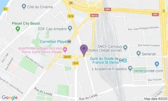 Localisation Banque Populaire Agence de Saint Denis Paris Patrimoine