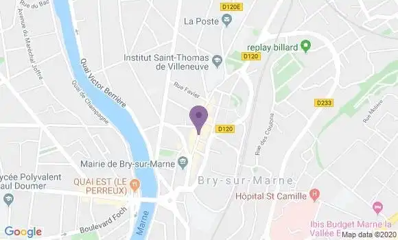 Localisation Banque Populaire Agence de Neuilly Plaisance