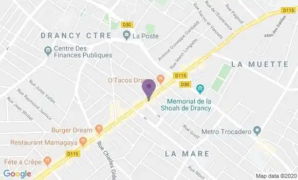 Localisation Banque Populaire Agence de Drancy Barbusse