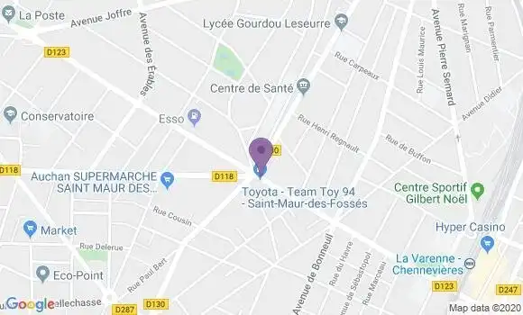Localisation Banque Populaire Agence de La Varenne Saint Hilaire Nationale