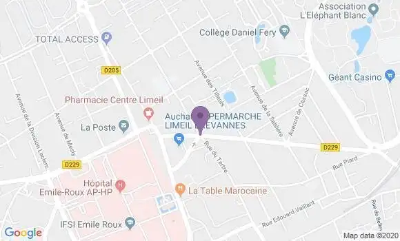 Localisation Banque Populaire Agence de Limeil Brévannes