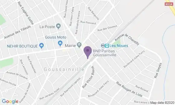 Localisation Banque Populaire Agence de Goussainville