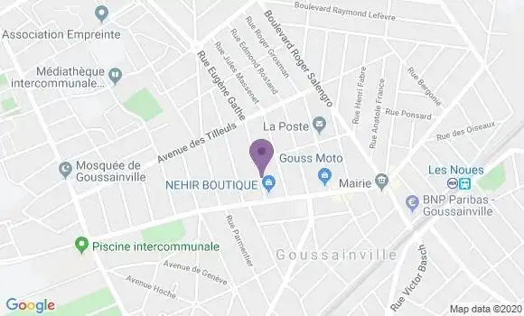 Localisation LCL Agence de Goussainville