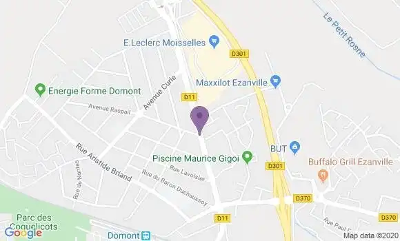 Localisation Banque Populaire Agence de Domont Ezanville
