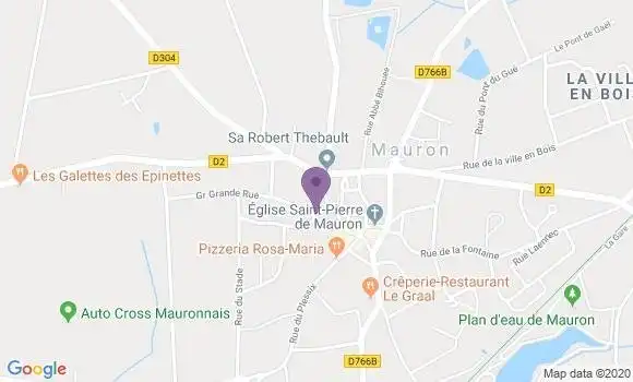 Localisation Banque Populaire Agence de Fosses