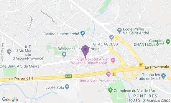 Localisation Crédit Agricole Agence d