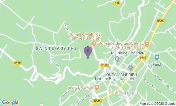 Localisation LCL Agence de Condrieu