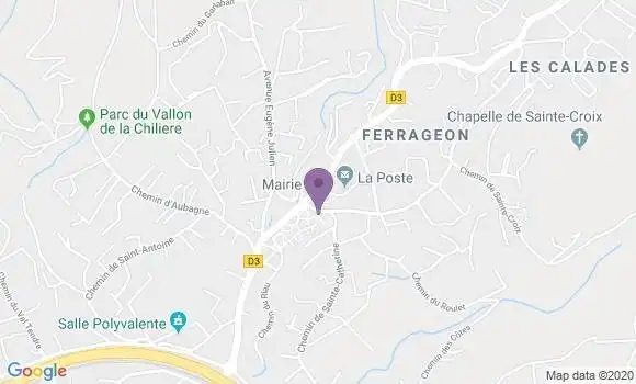 Localisation Crédit Agricole Agence de Ceyreste