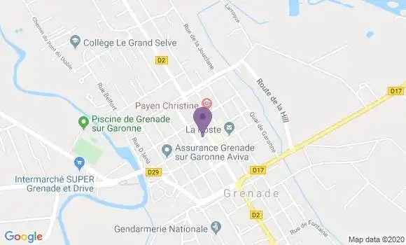 Localisation LCL Agence de Grenade