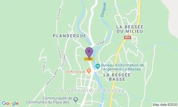 Localisation Crédit Agricole Agence de L