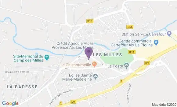 Localisation Crédit Agricole Agence d