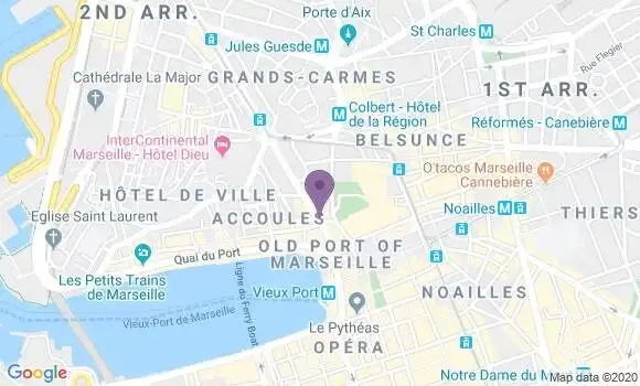 Localisation Crédit Agricole Agence de Marseille République