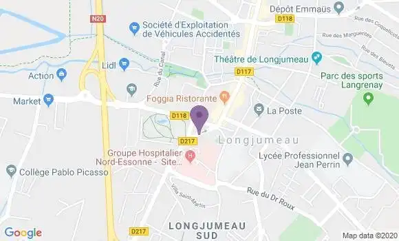 Localisation LCL Agence de Longjumeau