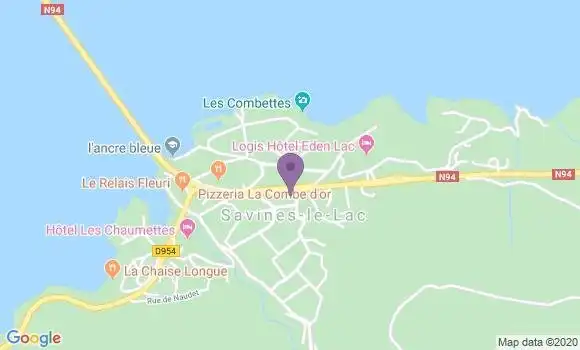 Localisation Crédit Agricole Agence de Savines