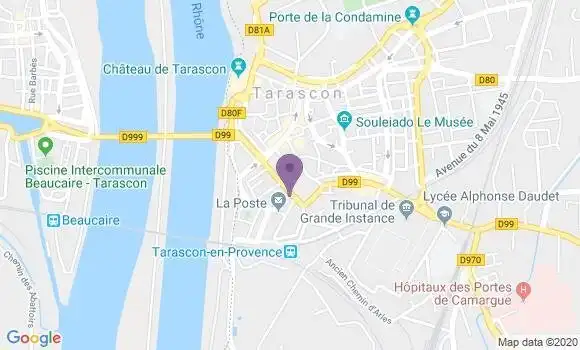 Localisation Crédit Agricole Agence de Tarascon