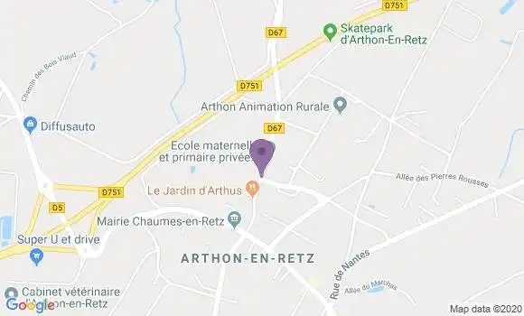 Localisation Crédit Agricole Agence d