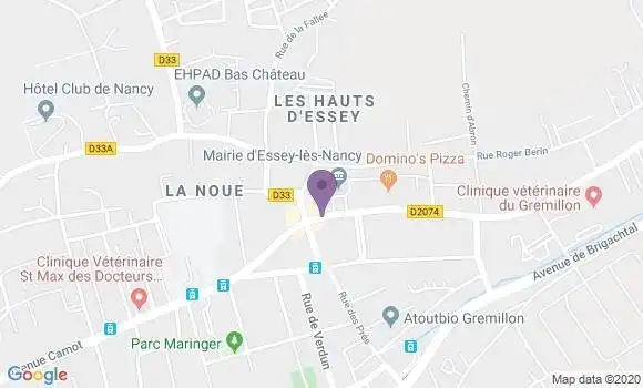 Localisation LCL Agence d