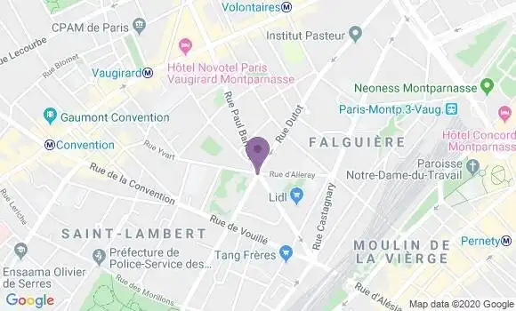 Localisation LCL Agence de Paris d