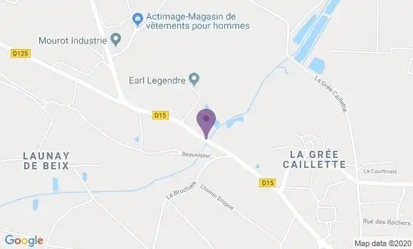 Localisation Crédit Agricole Agence de Guémené Penfao