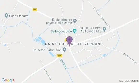 Localisation Crédit Agricole Agence de L