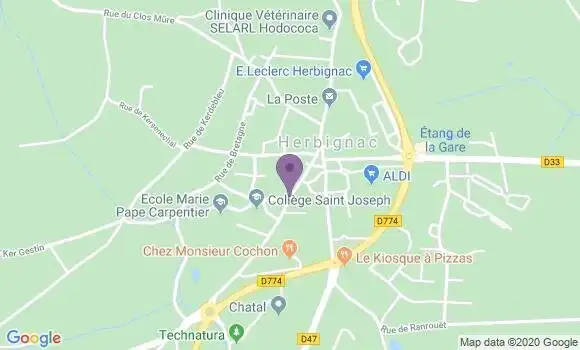 Localisation Crédit Agricole Agence d