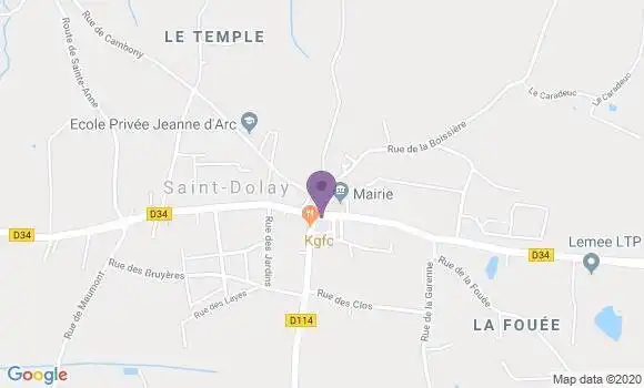 Localisation Crédit Agricole Agence de Missillac