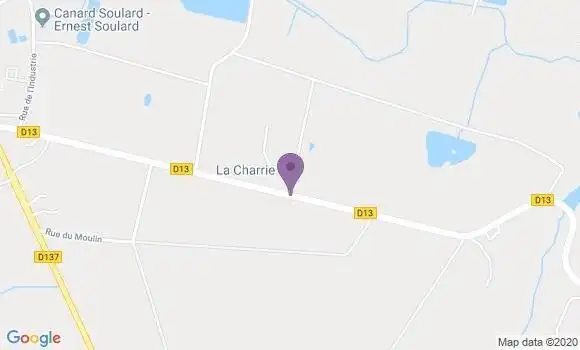 Localisation Crédit Agricole Agence de Mouchamps