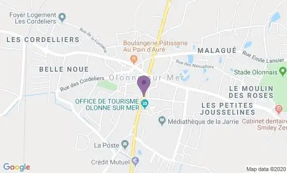 Localisation Crédit Agricole Agence d