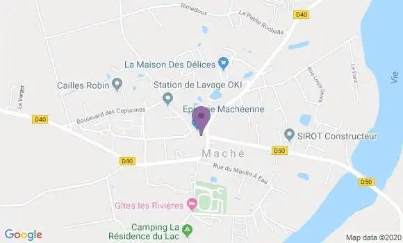 Localisation Crédit Agricole Agence de Saint Christophe du Ligneron