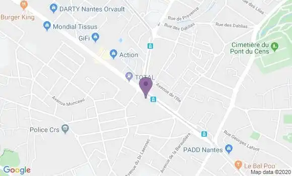 Localisation Crédit Agricole Agence de Saint Herblain Plaisance