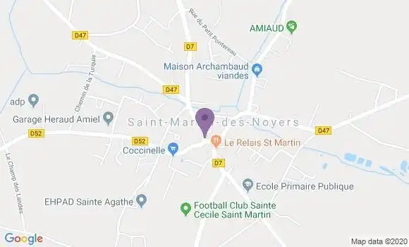 Localisation Crédit Agricole Agence de Saint Hilaire des Loges
