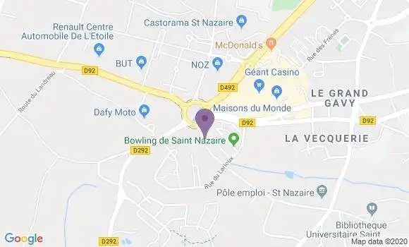Localisation Crédit Agricole Agence d