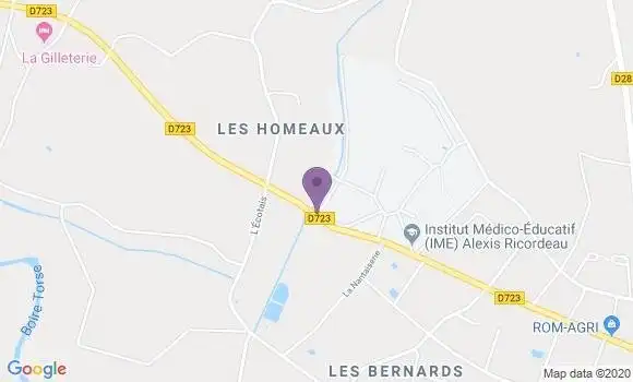 Localisation Crédit Agricole Agence de Varades
