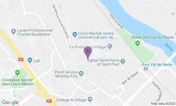 Localisation LCL Agence d
